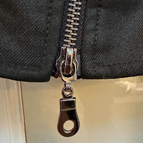 Vintage Cache Black Moto Jacket Zipper Accents Size S Small - Picture 7 of 11